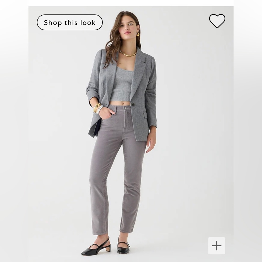 J.Crew Vintage straight pant in garment-dyed corduroy
